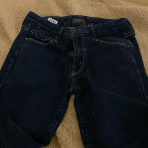 Mother - size 27 dark denim jeggings.